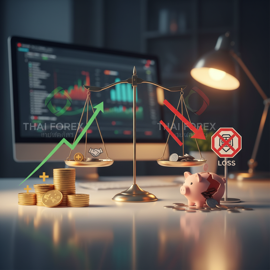 เมื่อเริ่มมองหาโอกาสเพิ่มรายได้ด้วยการเทรดฟอเร็กซ์ บทความนี้อธิบายการเทรดฟอเร็กซ์คืออะไร ข้อดี ข้อเสีย กลยุทธ์จัดการเงิน ตัวอย่างจริง และคำแนะนำผู้เริ่มต้น