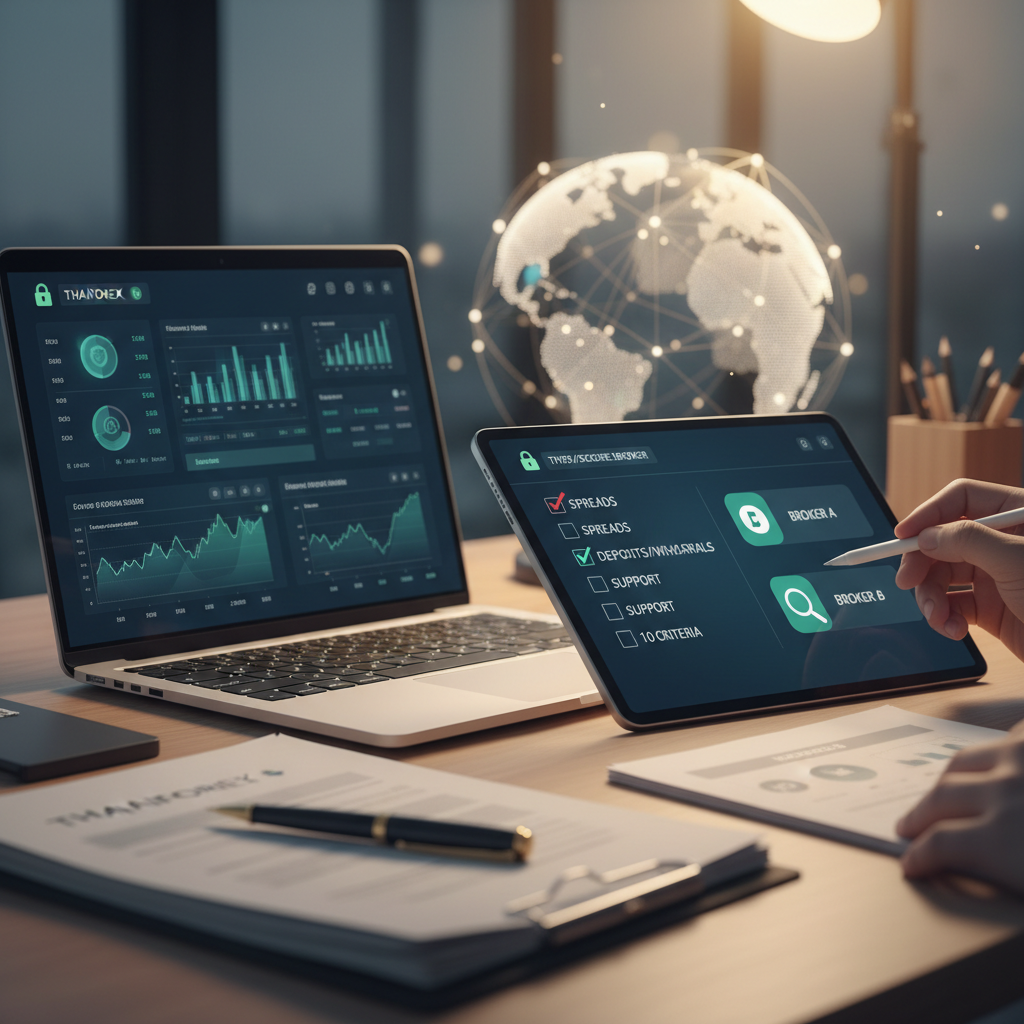 วิธีเลือกโบรกเกอร์ฟอเร็กซ์ คู่มือทีละขั้นตอน ตรวจสอบสเปรด ฝากถอน การสนับสนุน และเกณฑ์ 10 ข้อ พร้อมตัวอย่างเปรียบเทียบและการแก้ปัญหายอดนิยม